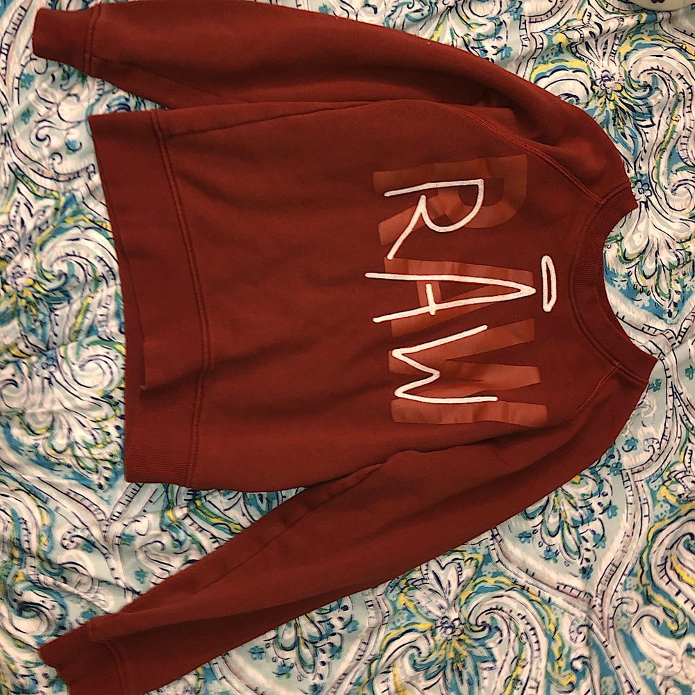 G Star Raw cropped sweatshirt